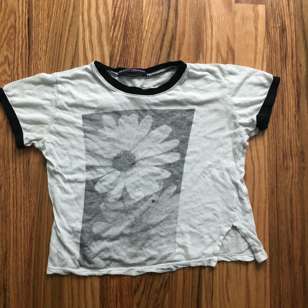 Brandy Melville flower crop top